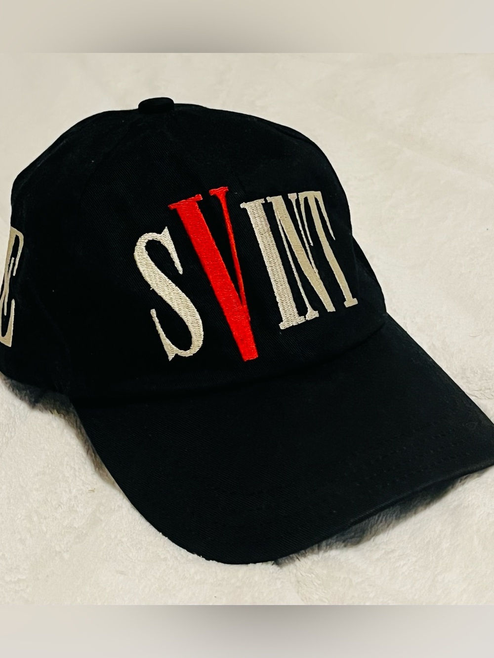 Saint Michael x VLONE Love Hate Black Snapback Hat